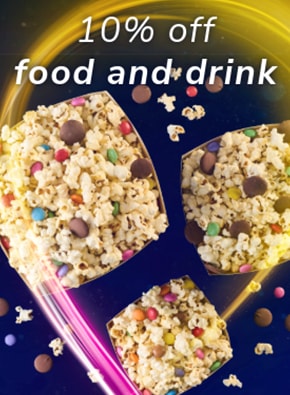 10% off food and drink